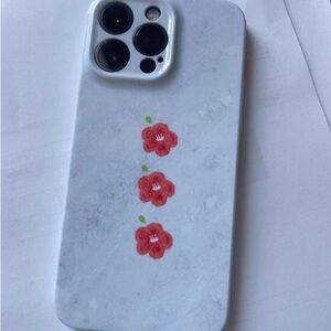 Floral White Phone Case